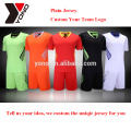 new plain soccer jersey set wholesale blank fashion football uniform kit